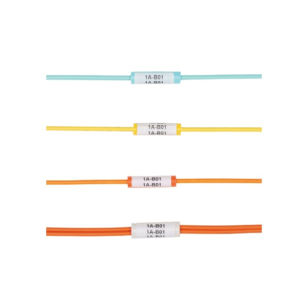 Panduit Cable Sleeve, 0.28 in Max Bundle Dia., 1-1/4 in, PVC, Aqua NWSLC-2Y-AQ - main